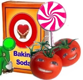 Baking Soda for Sweeter Tomatoes